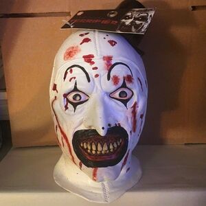TERRIFIER Art The Clown Halloween Mask New With Tag Fast Ship!